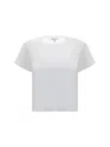 James Perse Shrunken T-shirt In White