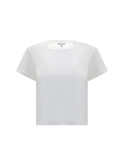 James Perse Shrunken T-shirt In White