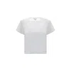 James Perse Shrunken T-shirt In White