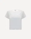 James Perse Shrunken T-shirt In White