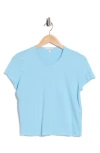 James Perse Shrunken Tee In Blue