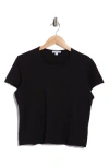 James Perse Shrunken Tee In Black