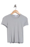 James Perse Shrunken Tee In Blue