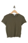 James Perse Cropped Sport T-shirt In Green