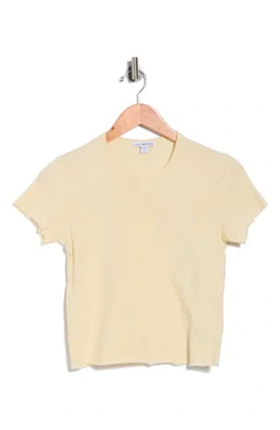 James Perse Shrunken Tee In Nude