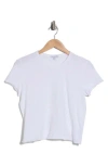 James Perse Shrunken Tee In White