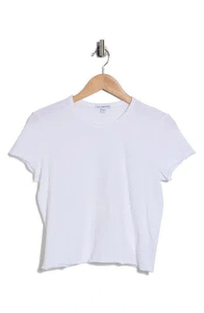 James Perse Shrunken Tee In White