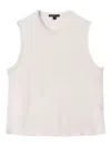 James Perse Silk-blend Tank Top In Neutral