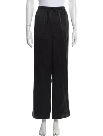 Pre-owned James Perse Silk Sweatpants W/ Tags In Black