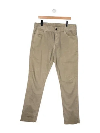 Pre-owned James Perse Skinny Jeans In Green