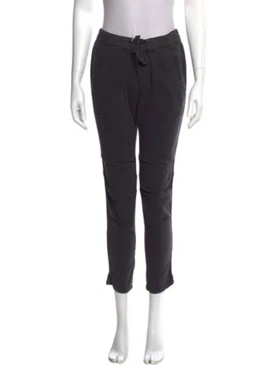 Pre-owned James Perse Skinny Leg Pants In Black