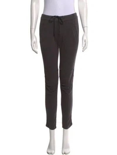 Pre-owned James Perse Skinny Leg Pants In Black