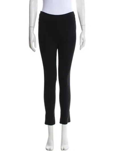 Pre-owned James Perse Skinny Leg Pants In Black