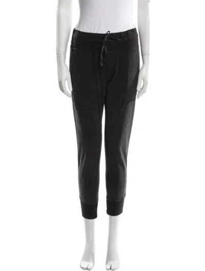 Pre-owned James Perse Skinny Leg Pants In Black