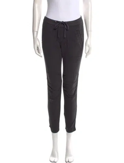 Pre-owned James Perse Skinny Leg Pants In Black