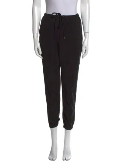 Pre-owned James Perse Skinny Leg Pants In Black