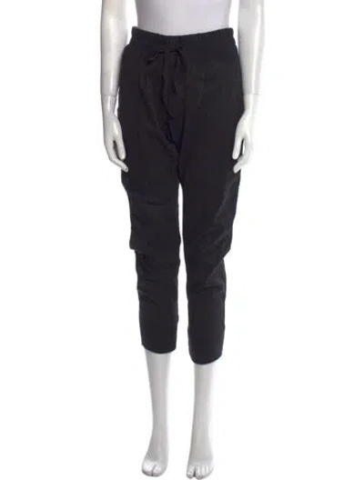 Pre-owned James Perse Skinny Leg Pants In Black