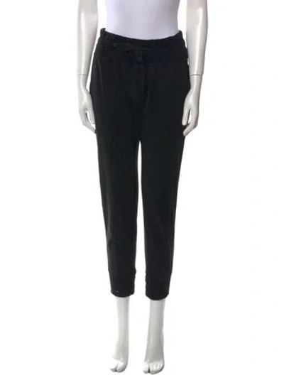 Pre-owned James Perse Skinny Leg Pants In Black