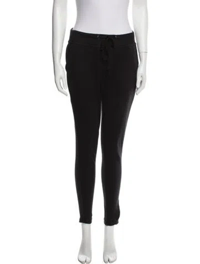 Pre-owned James Perse Skinny Leg Pants In Black