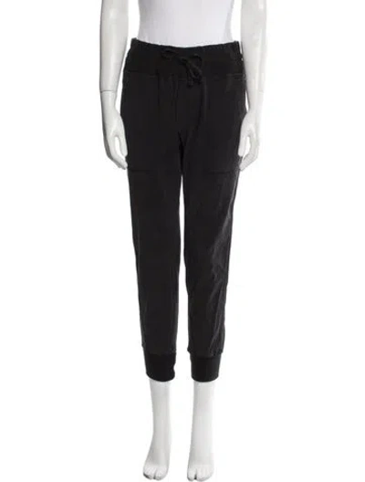 Pre-owned James Perse Skinny Leg Pants In Black
