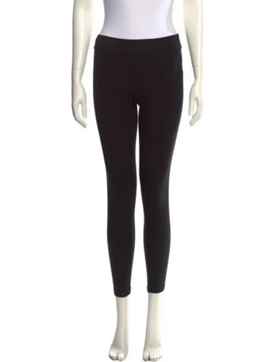 Pre-owned James Perse Skinny Leg Pants In Black