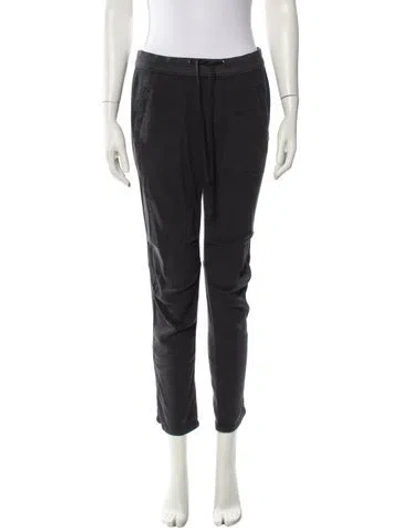 Pre-owned James Perse Skinny Leg Pants In Black