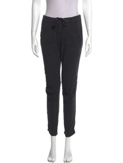 Pre-owned James Perse Skinny Leg Pants In Black