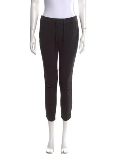 Pre-owned James Perse Skinny Leg Pants In Black