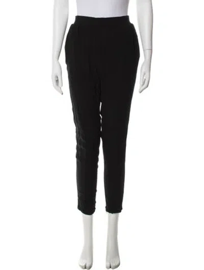 Pre-owned James Perse Skinny Leg Pants In Black