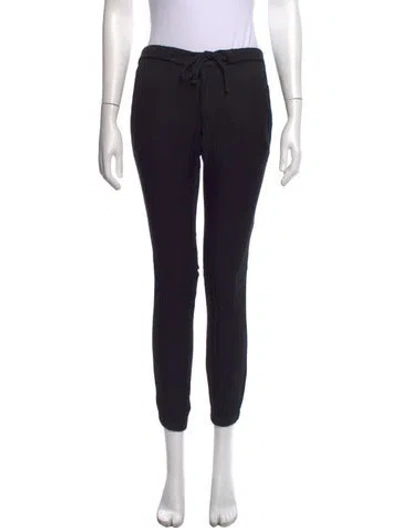 Pre-owned James Perse Skinny Leg Pants In Black
