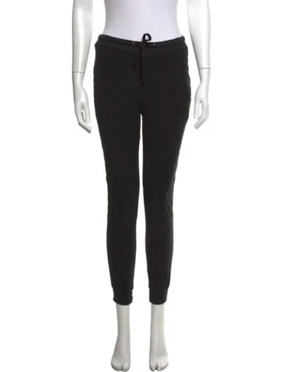 Pre-owned James Perse Skinny Leg Pants In Black