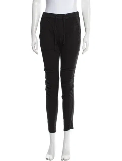 Pre-owned James Perse Skinny Leg Pants In Black