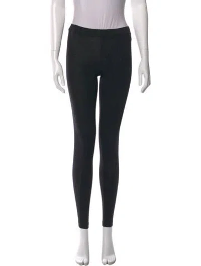 Pre-owned James Perse Skinny Leg Pants In Black