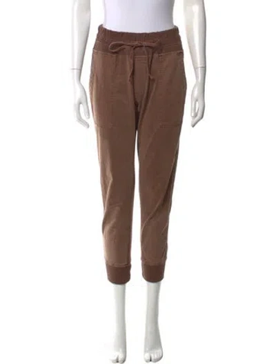 Pre-owned James Perse Skinny Leg Pants In Brown