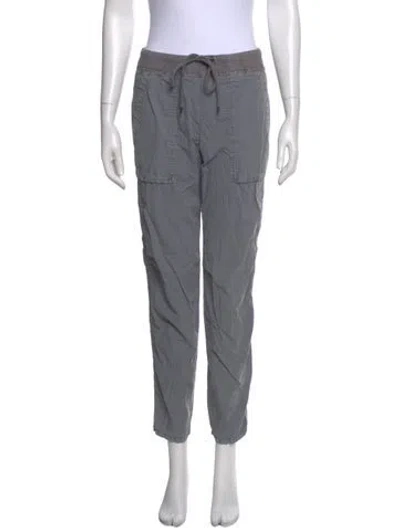 Pre-owned James Perse Skinny Leg Pants In Gray