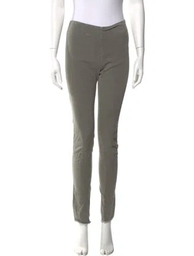 Pre-owned James Perse Skinny Leg Pants In Gray