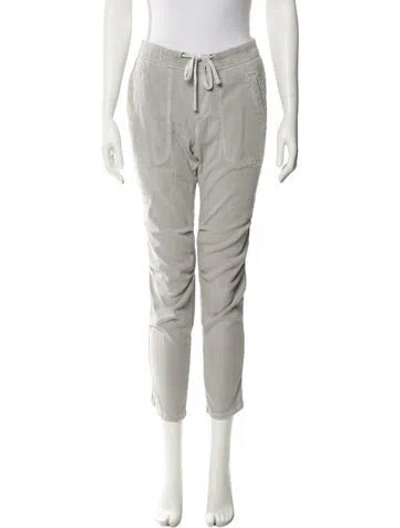 Pre-owned James Perse Skinny Leg Pants In Gray