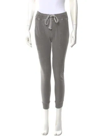 Pre-owned James Perse Skinny Leg Pants In Gray