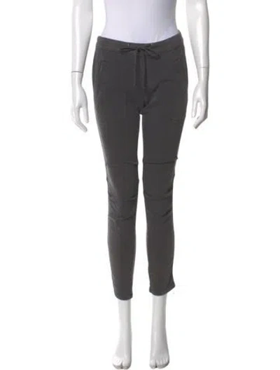Pre-owned James Perse Skinny Leg Pants In Gray