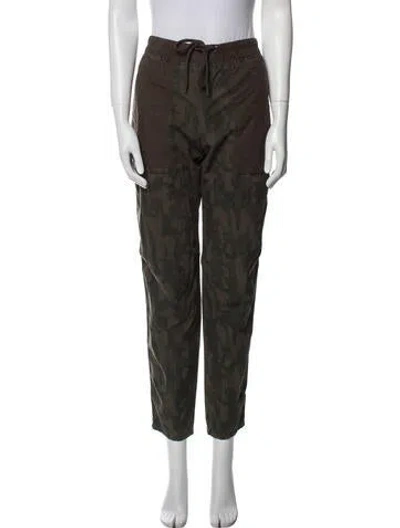 Pre-owned James Perse Skinny Leg Pants In Green