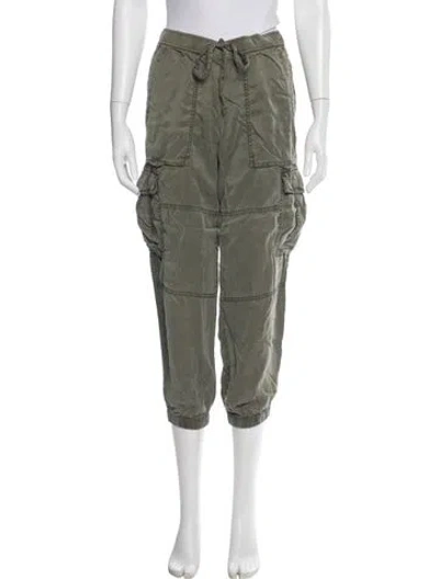 Pre-owned James Perse Skinny Leg Pants In Green