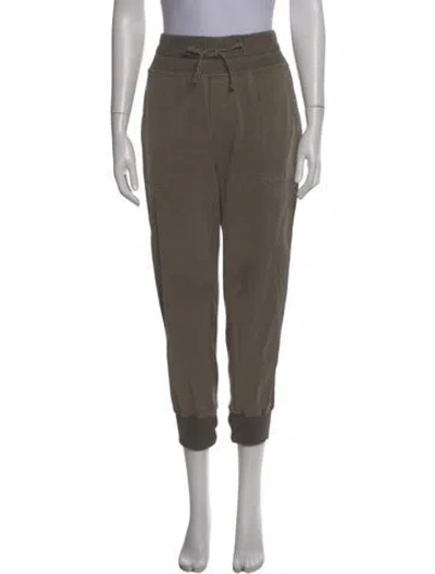 Pre-owned James Perse Skinny Leg Pants In Green