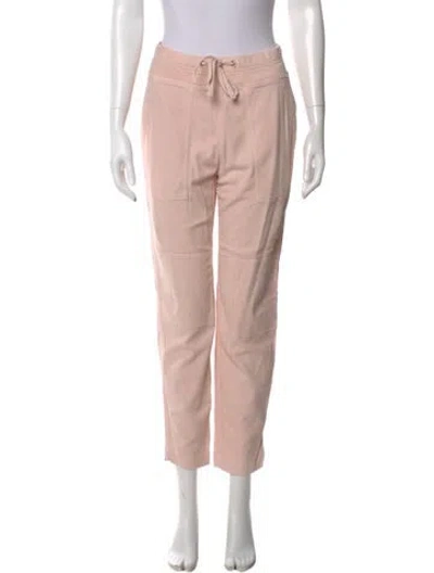 Pre-owned James Perse Skinny Leg Pants In Pink