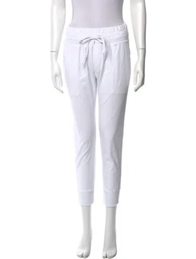 Pre-owned James Perse Skinny Leg Pants In White