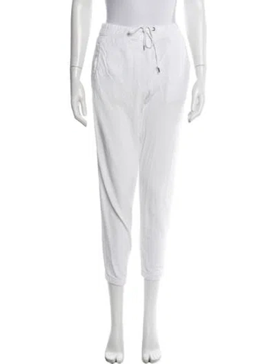 Pre-owned James Perse Skinny Leg Pants In White