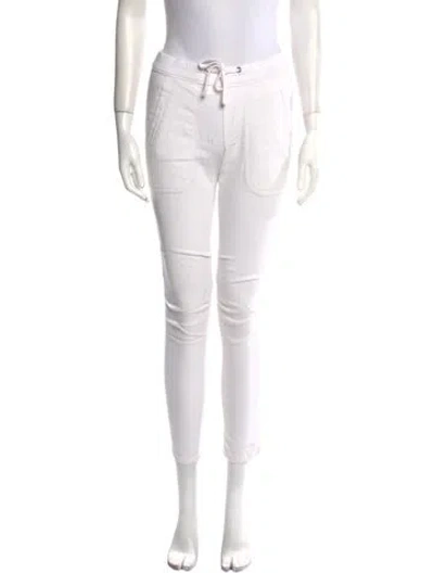 Pre-owned James Perse Skinny Leg Pants In White