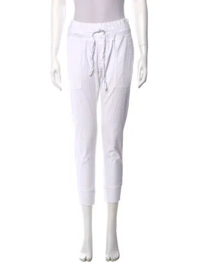 Pre-owned James Perse Skinny Leg Pants In White