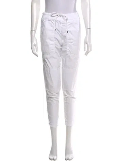 Pre-owned James Perse Skinny Leg Pants In White