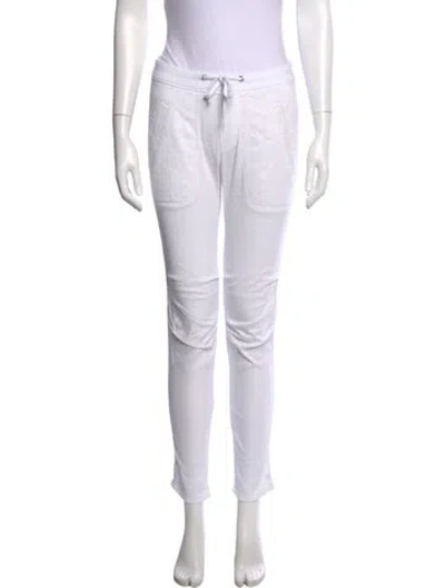 Pre-owned James Perse Skinny Leg Pants In White