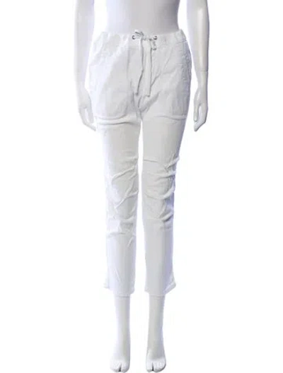 Pre-owned James Perse Skinny Leg Pants In White